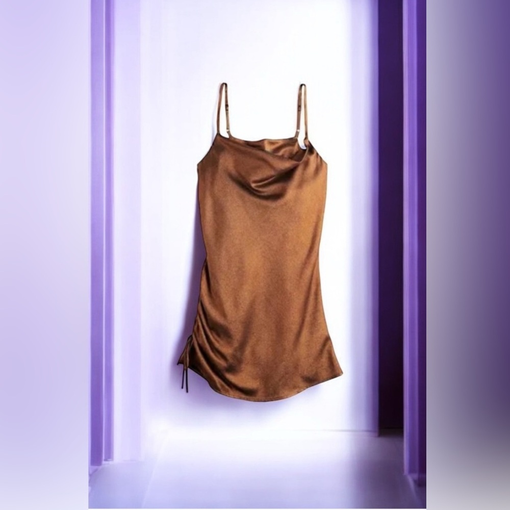 Trixx brown bodycon dress